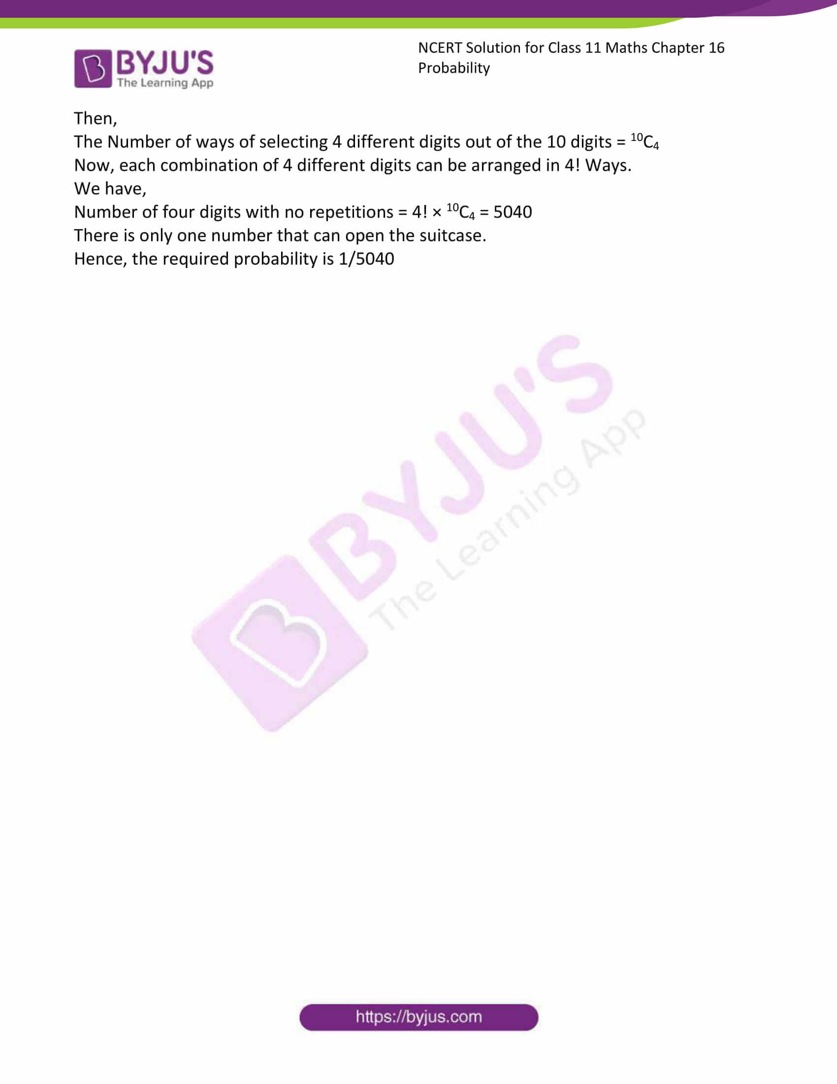 ncert sol class 11 maths ch 16 ex misc 7 ncert sol class 11 maths ch 16 ex misc 7