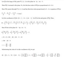 How To Find Image Of Point In A Plane - Introduction and Solved Examples