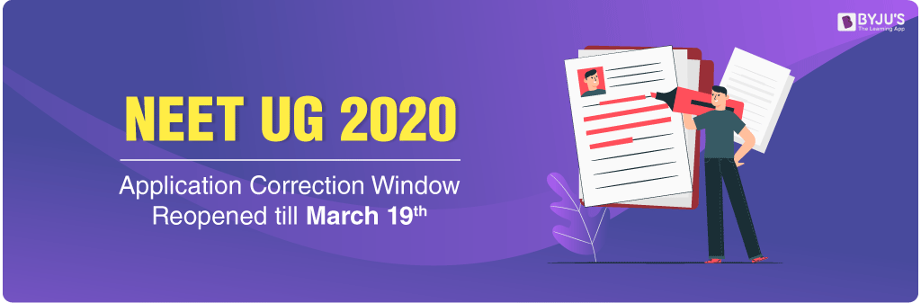 NTA Reopens Correction Portal for NEET Till 19th March 2020