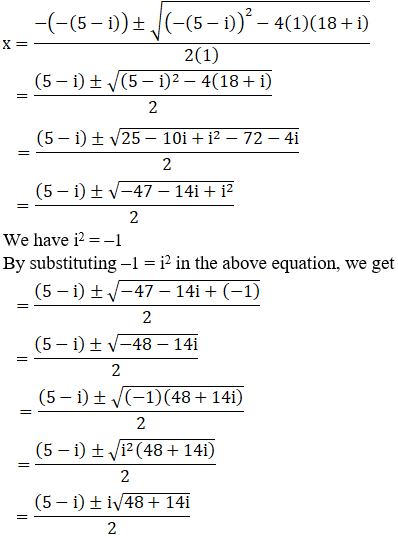 RD Sharma Solutions for Class 11 Maths Chapter 14 – Quadratic Equations image - 1