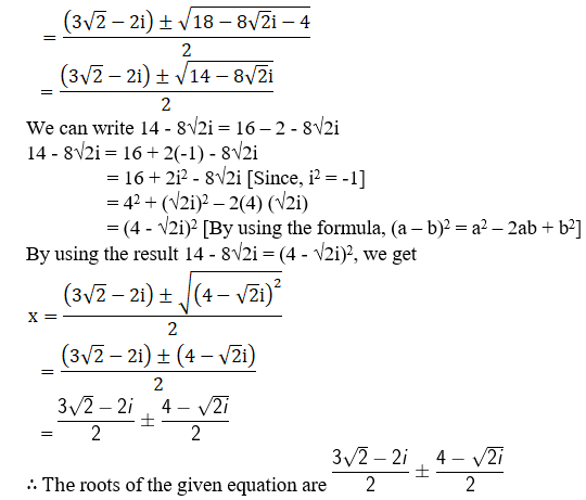 RD Sharma Solutions for Class 11 Maths Chapter 14 – Quadratic Equations image - 15