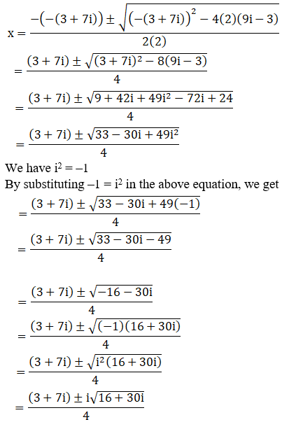 RD Sharma Solutions for Class 11 Maths Chapter 14 – Quadratic Equations image - 16