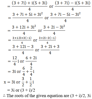 RD Sharma Solutions for Class 11 Maths Chapter 14 – Quadratic Equations image - 18