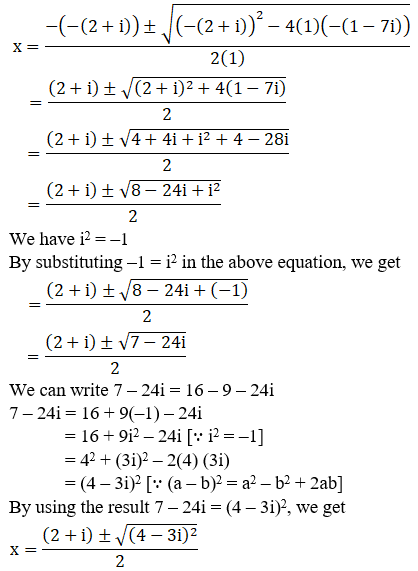 RD Sharma Solutions for Class 11 Maths Chapter 14 – Quadratic Equations image - 7