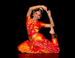 Bharatanatyam dancer