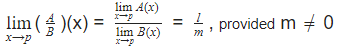 Algebra of Limits – Solving Methods & Solved Examples