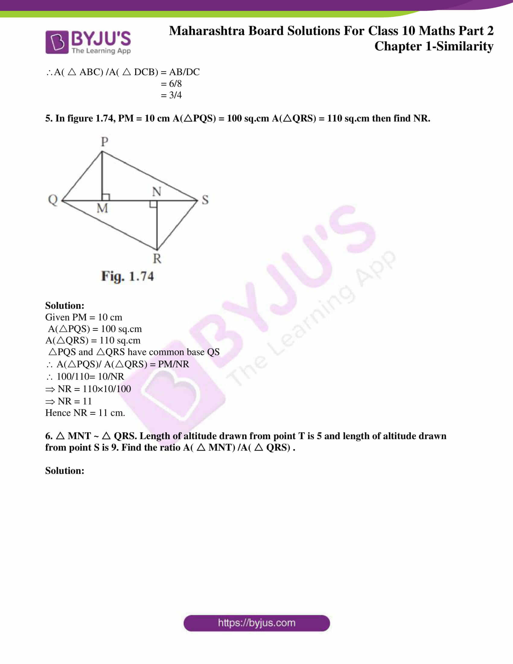 msbshse sol class 10 maths part 2 chapter 1 23 msbshse sol class 10 maths part 2 chapter 1 23