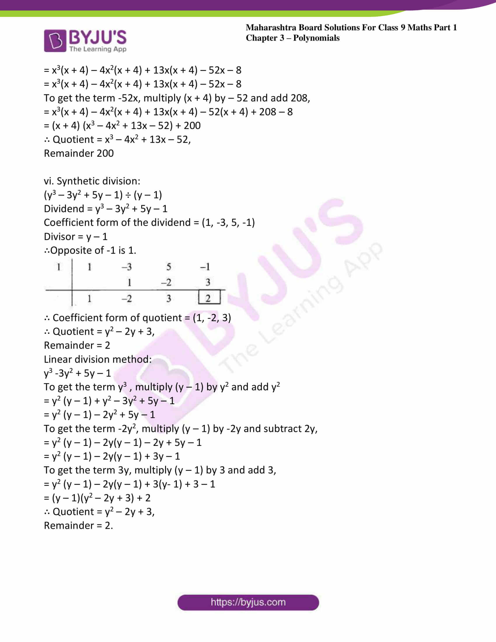 msbshse sol class 9 maths part 1 chapter 3 polynomials 17 msbshse sol class 9 maths part 1 chapter 3 polynomials 17