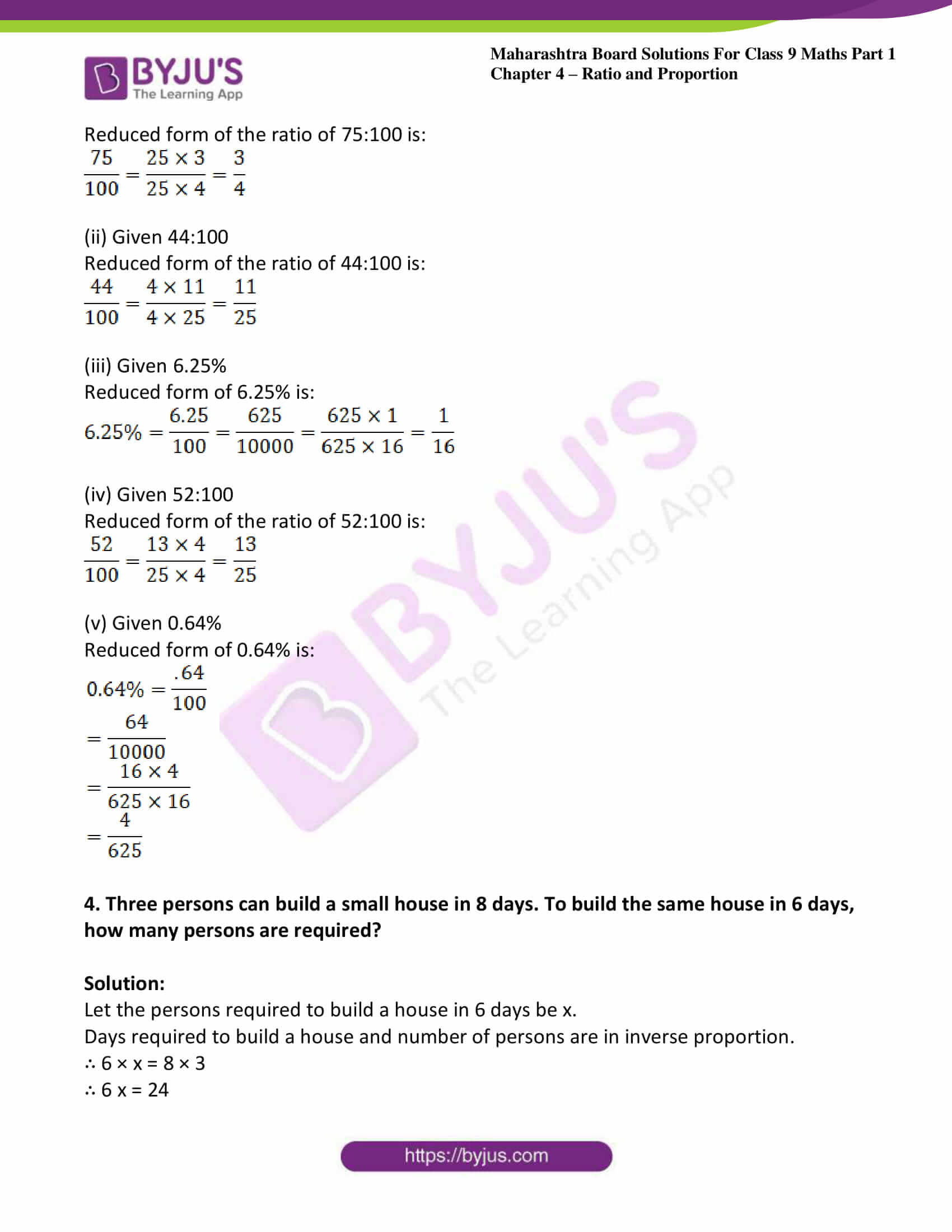 msbshse sol class 9 maths part 1 chapter 4 ratio and proportion 04 msbshse sol class 9 maths part 1 chapter 4 ratio and proportion 04