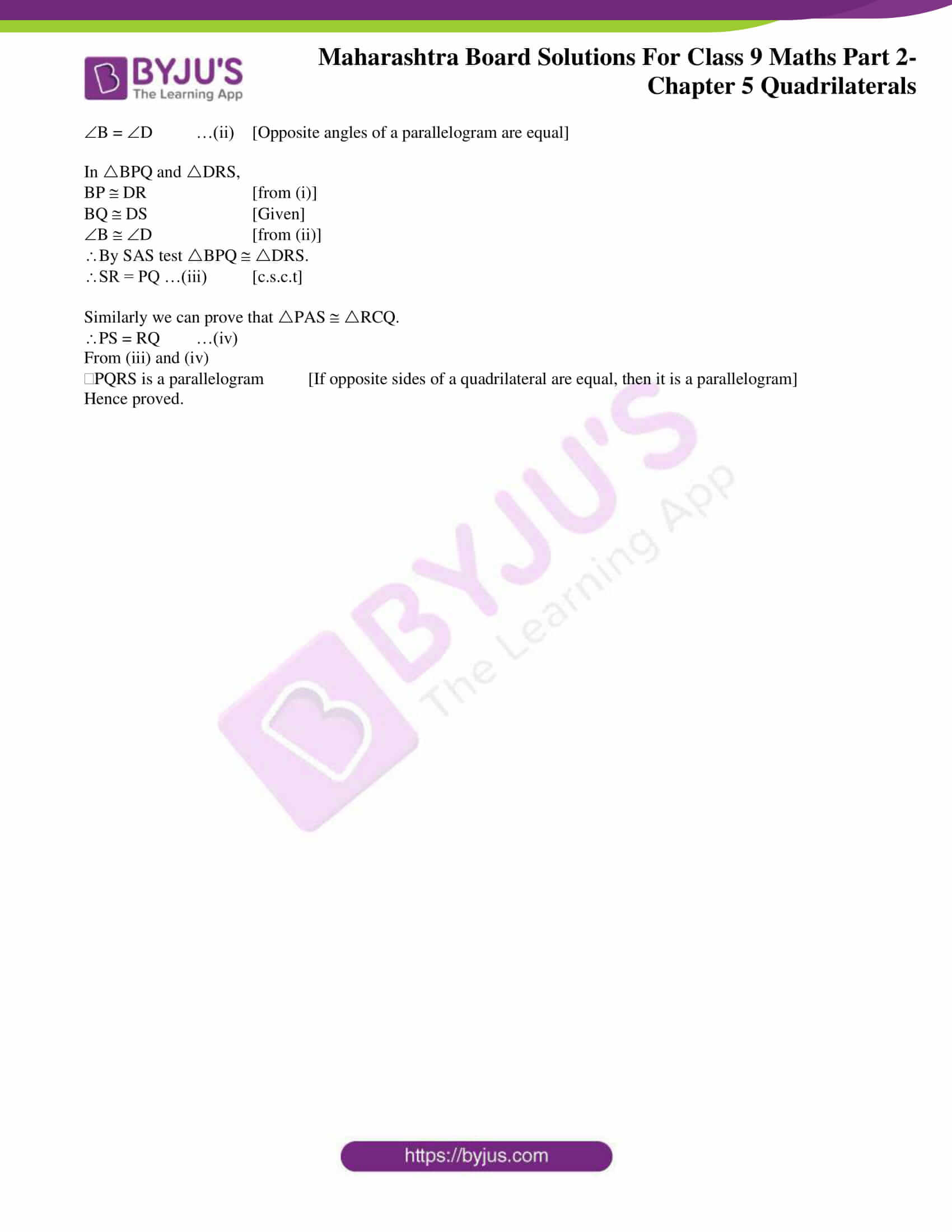 msbshse solutions for class 9 maths part 2 chapter 5 10 msbshse solutions for class 9 maths part 2 chapter 5 10