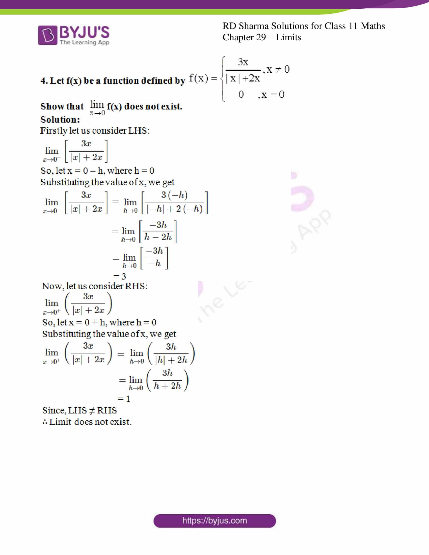 rd sharma class 11 maths chapter 29 ex 1 3