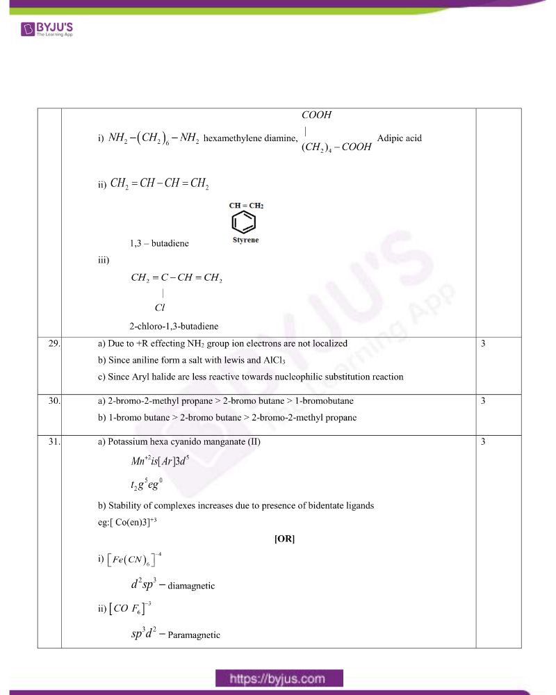 case study questions of class 12 chemistry