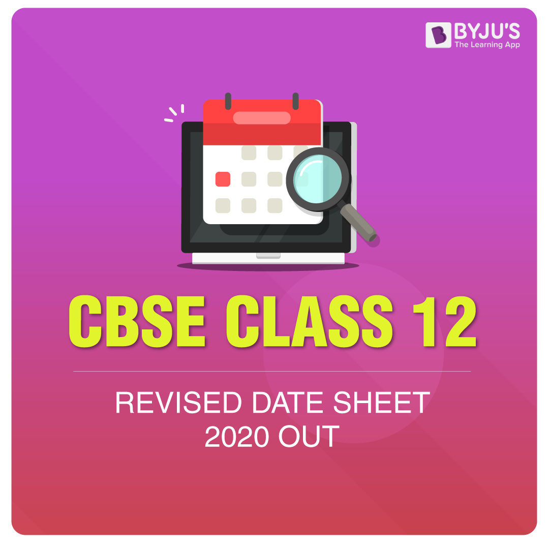 CBSE Class 12 Date Sheet 2023