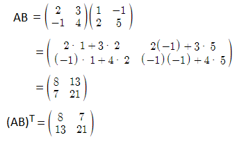 RBSE class 12 maths chapter 3 important Q5.1 sol