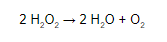 Catalase Enzyme Reaction 