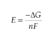 Gibbs Free Energy Change