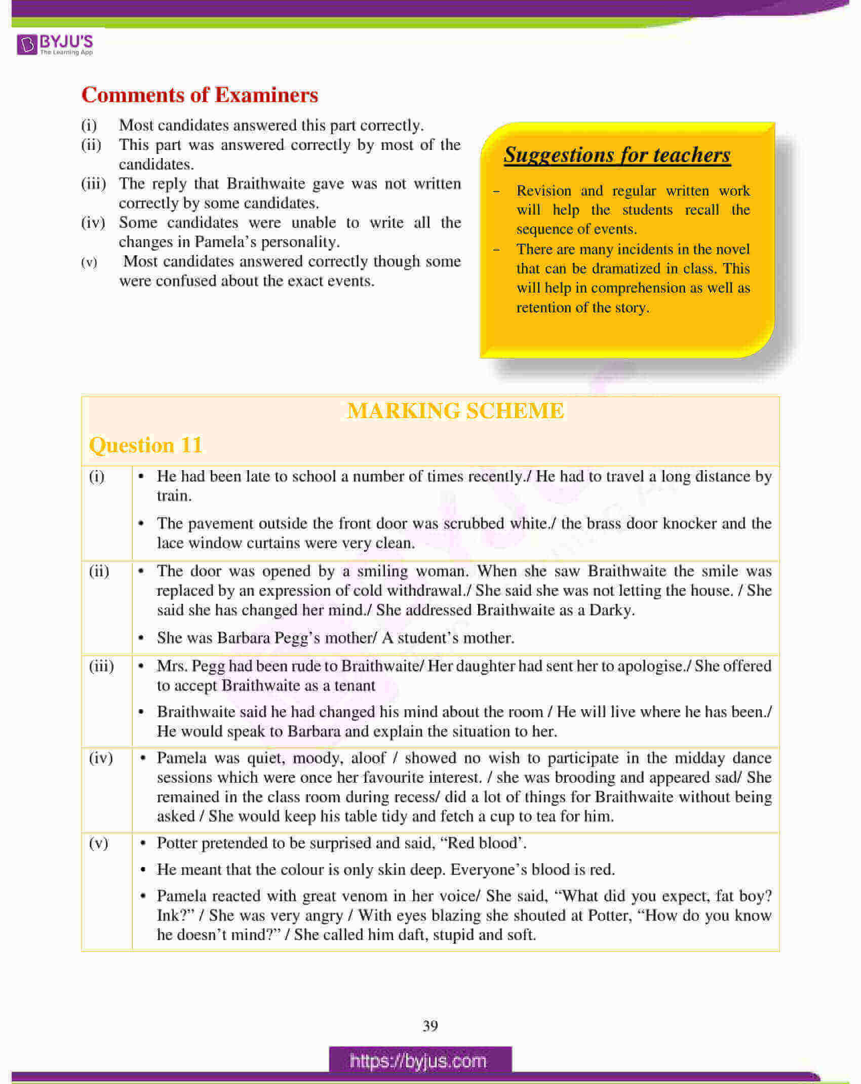 ICSE Class 10 English Literature Question Paper Solution 2017 ...