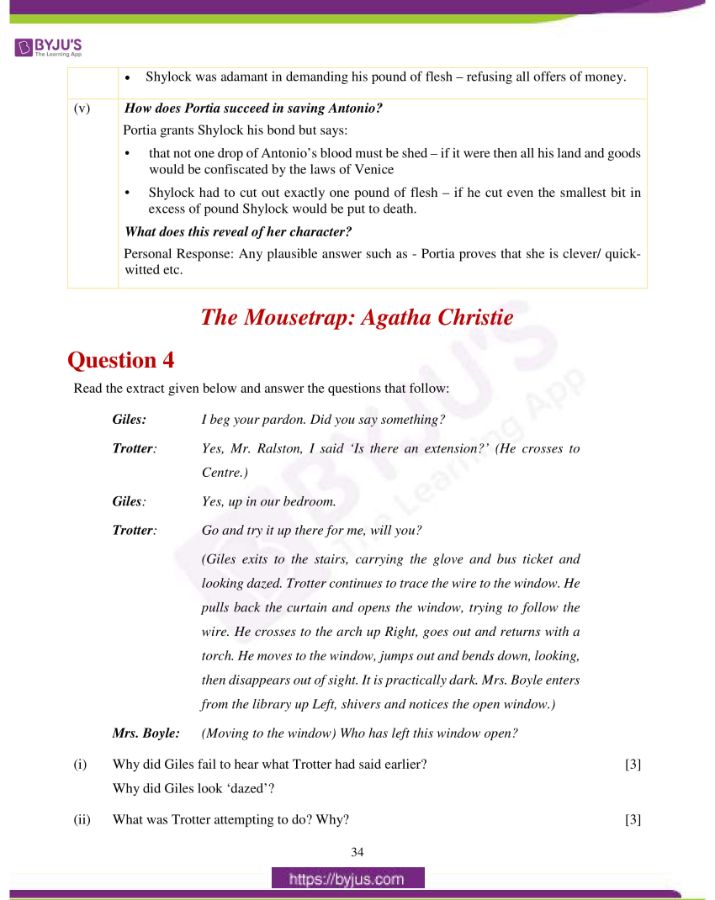 icse class 10 eng lit question paper solution 2019 08