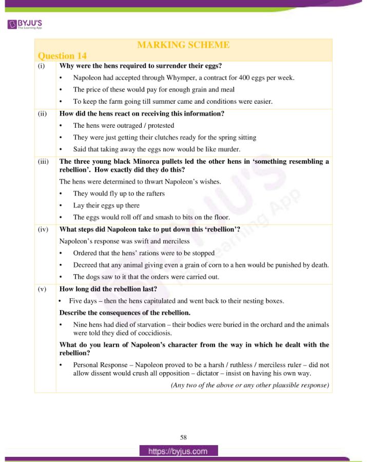 icse class 10 eng lit question paper solution 2019 32