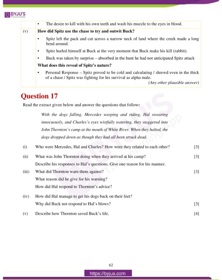 icse class 10 eng lit question paper solution 2019 36