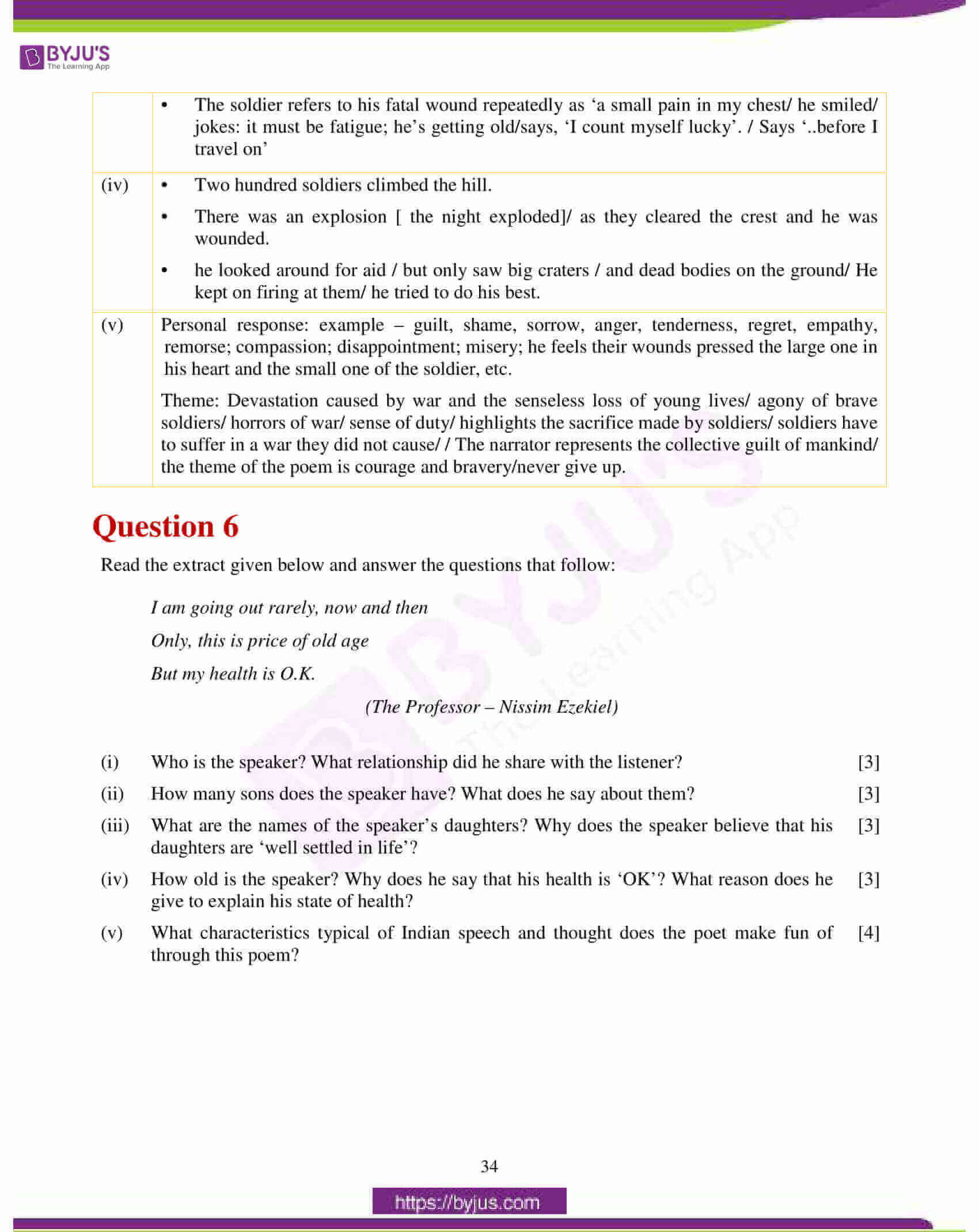 icse class 10 english lit question paper solution 2018 10