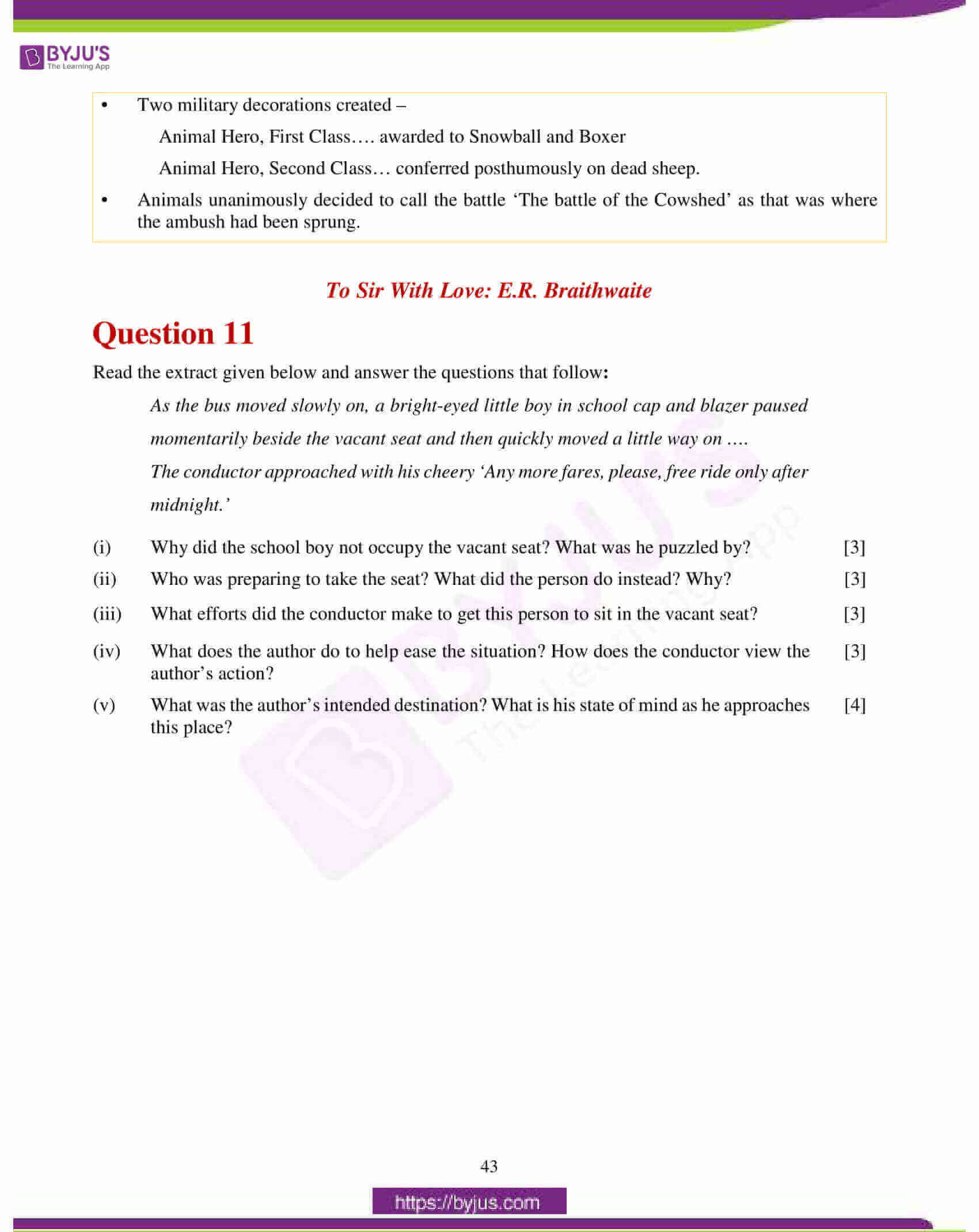 icse class 10 english lit question paper solution 2018 19