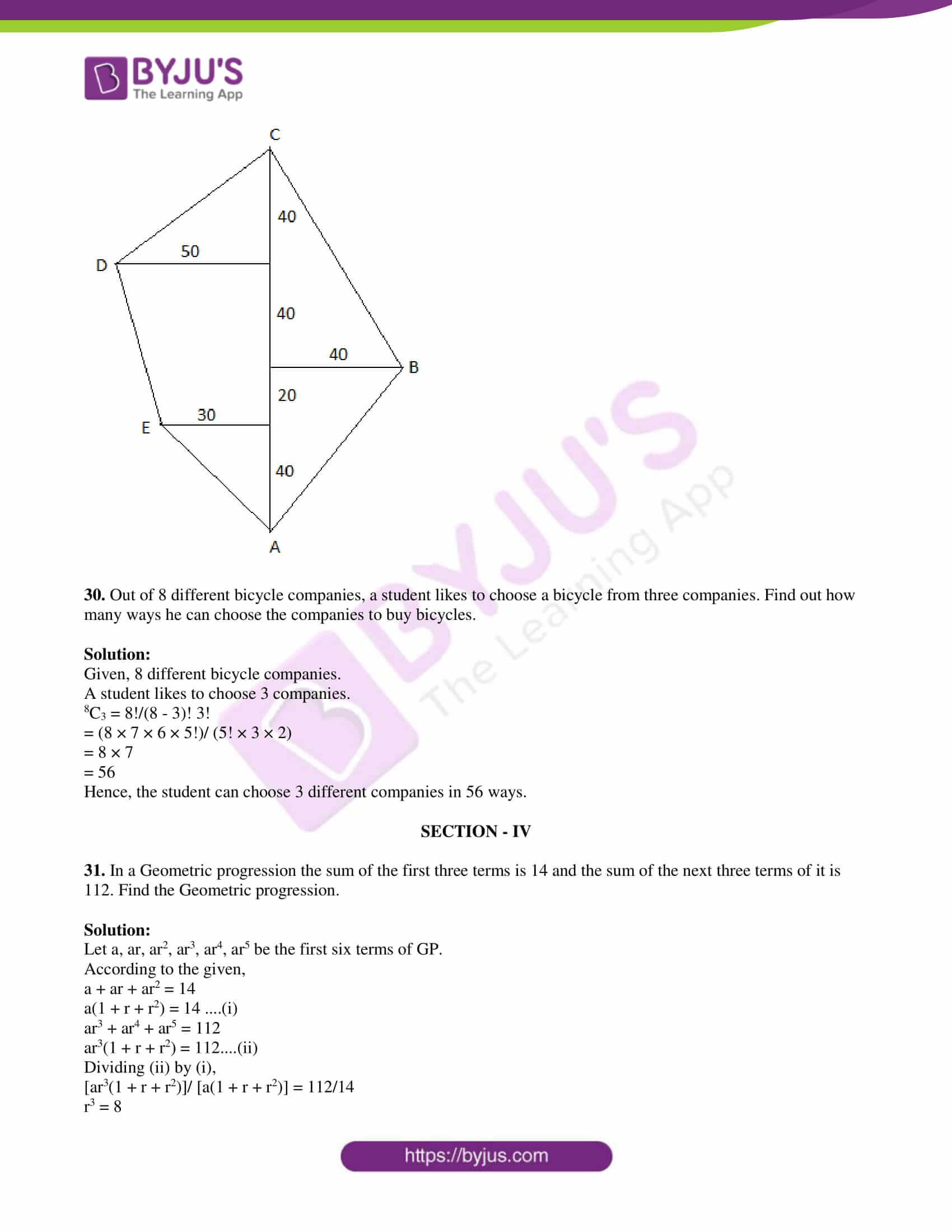 kseeb class 10 maths question paper solution 2018 13 kseeb class 10 maths question paper solution 2018 13