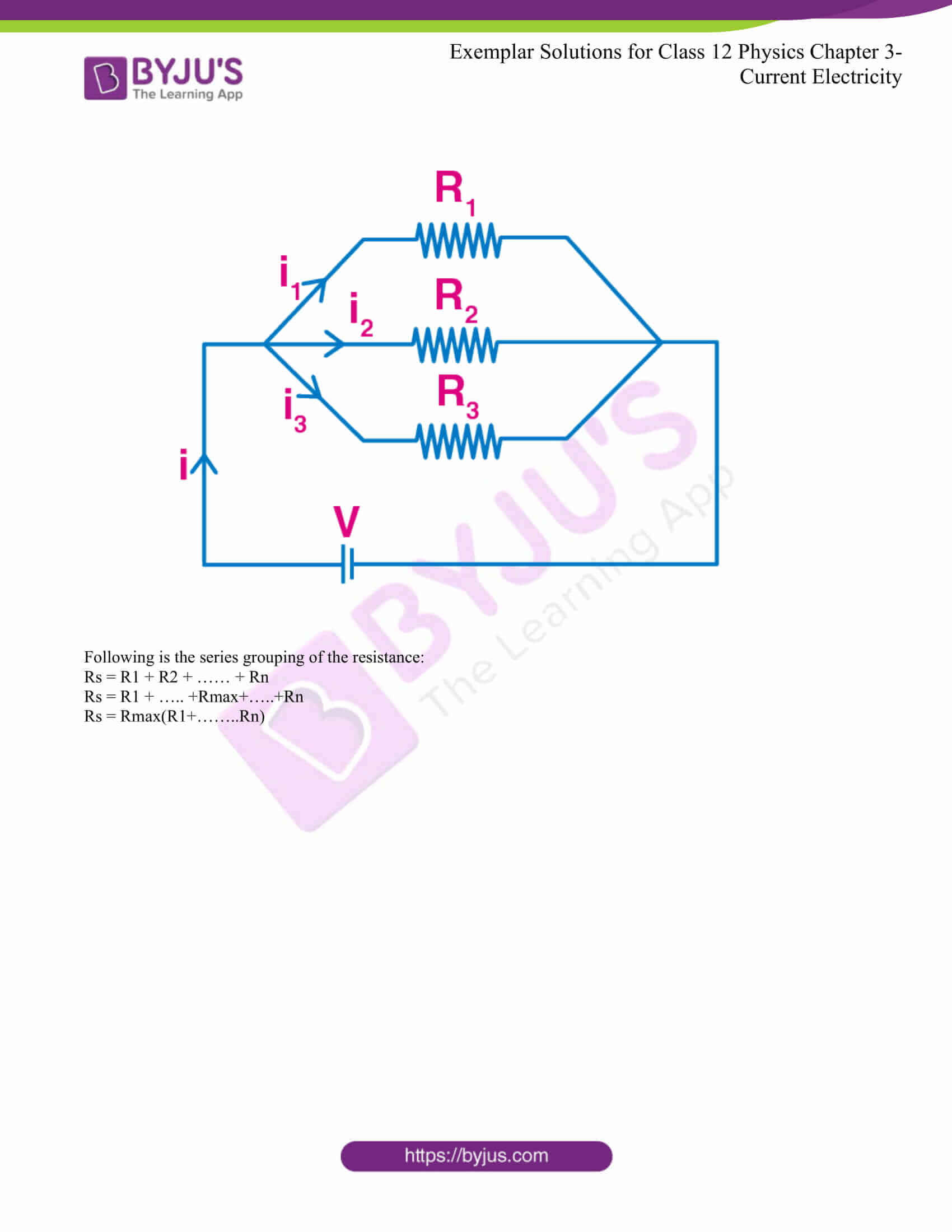 NCERT Exemplar Class 12 Physics Solutions Chapter 3 Current 