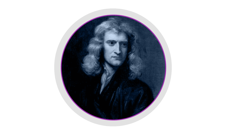 Sir Issac Newton states the three laws of motion