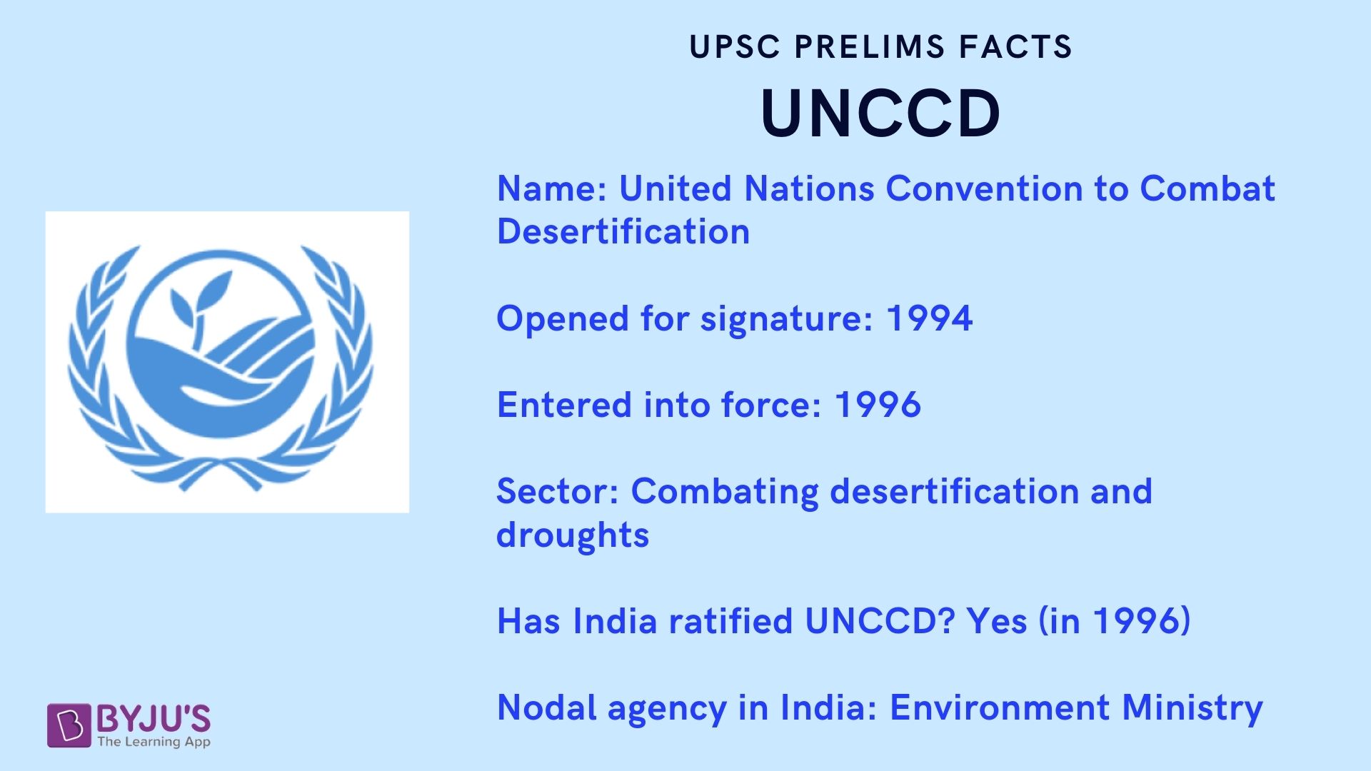 Unccd 1994 Convention To Combat Desertification