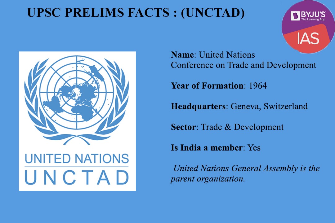 UPSC Prelims Facts - UNCTAD