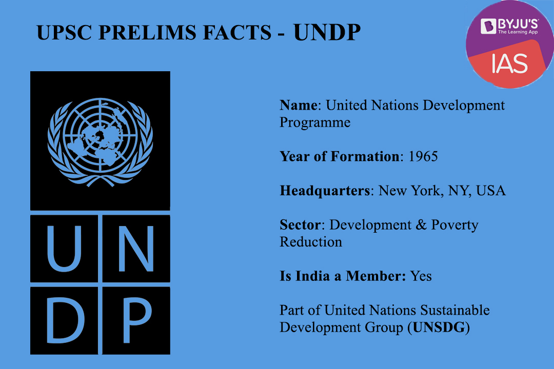 UPSC Prelims Facts - UNDP