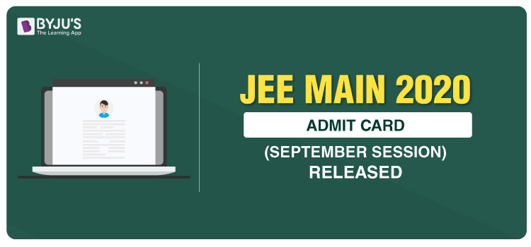 JEE Main Admit Card 2020