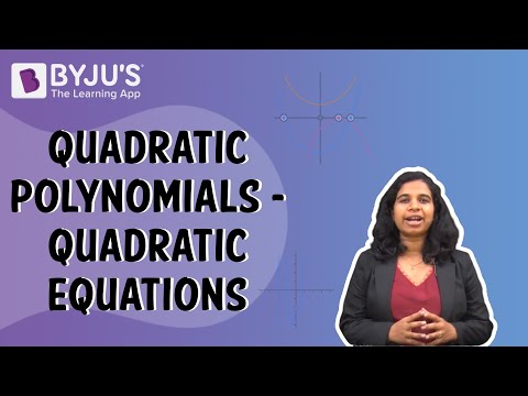 graphical representation of a quadratic polynomial