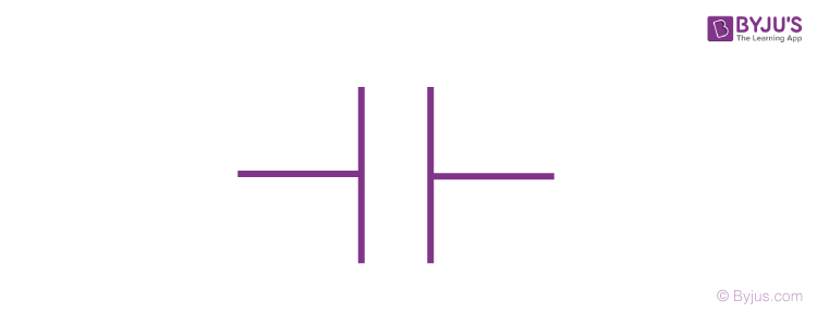 capacitor schematic symbol