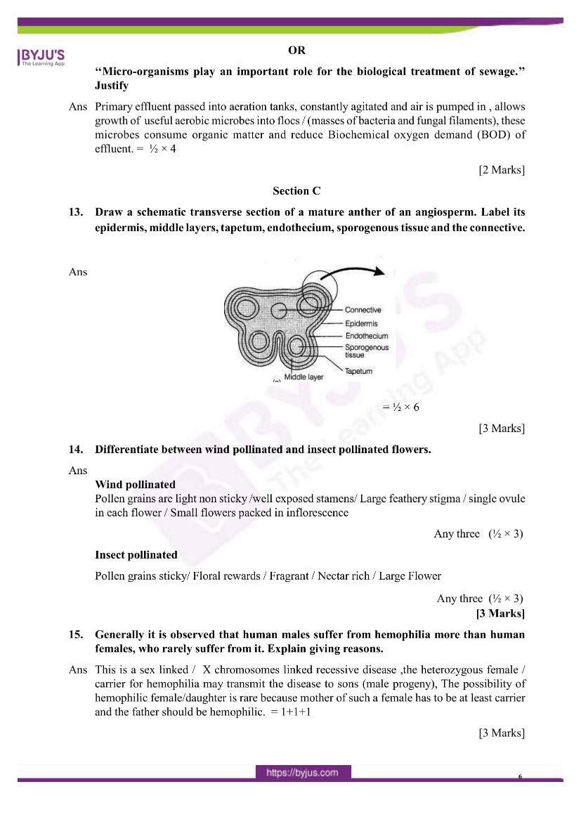 cbse class 12 biology 2020 question paper answer set 57 1 1 04