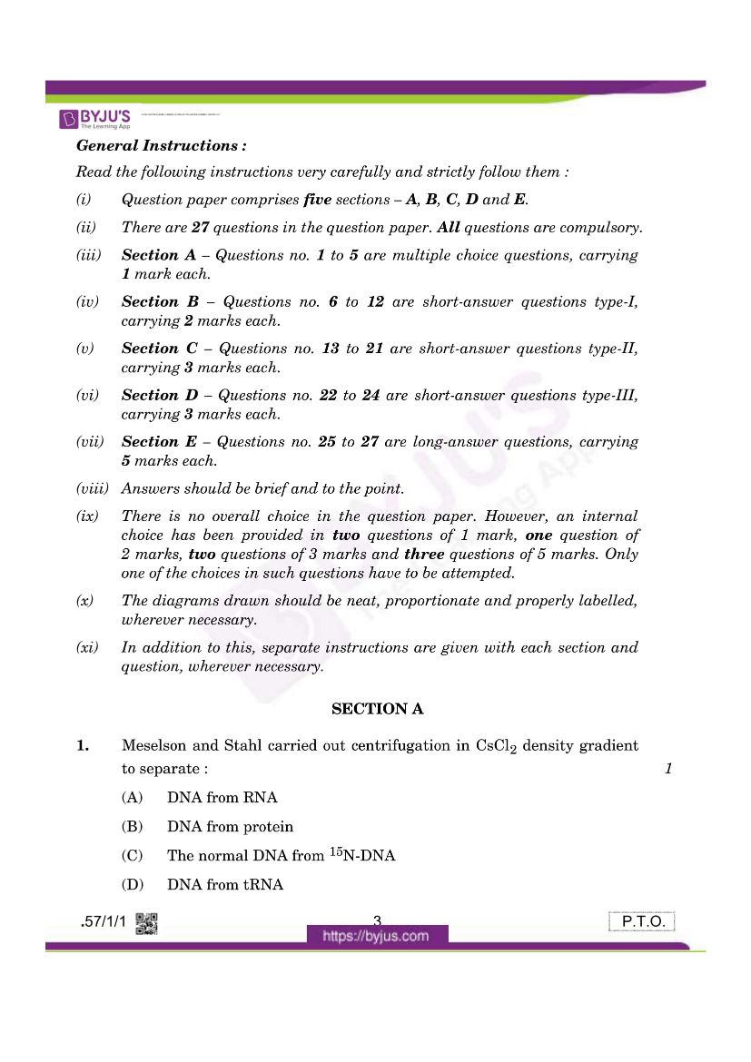 essay biology question and answers