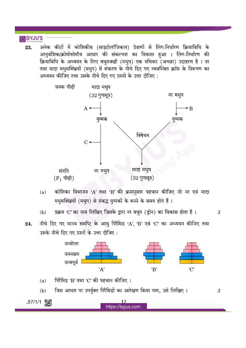 cbse class 12 biology 2020 question paper set 57 1 1 11