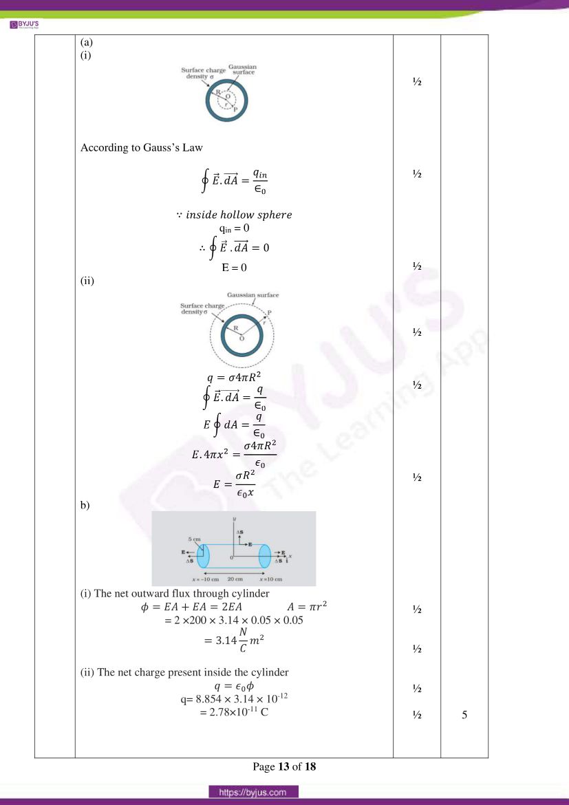 cbse class 12 physics 2020 question paper answer set 55 1 1 11