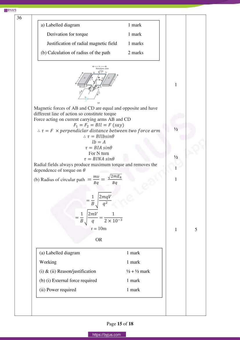 cbse class 12 physics 2020 question paper answer set 55 1 1 13