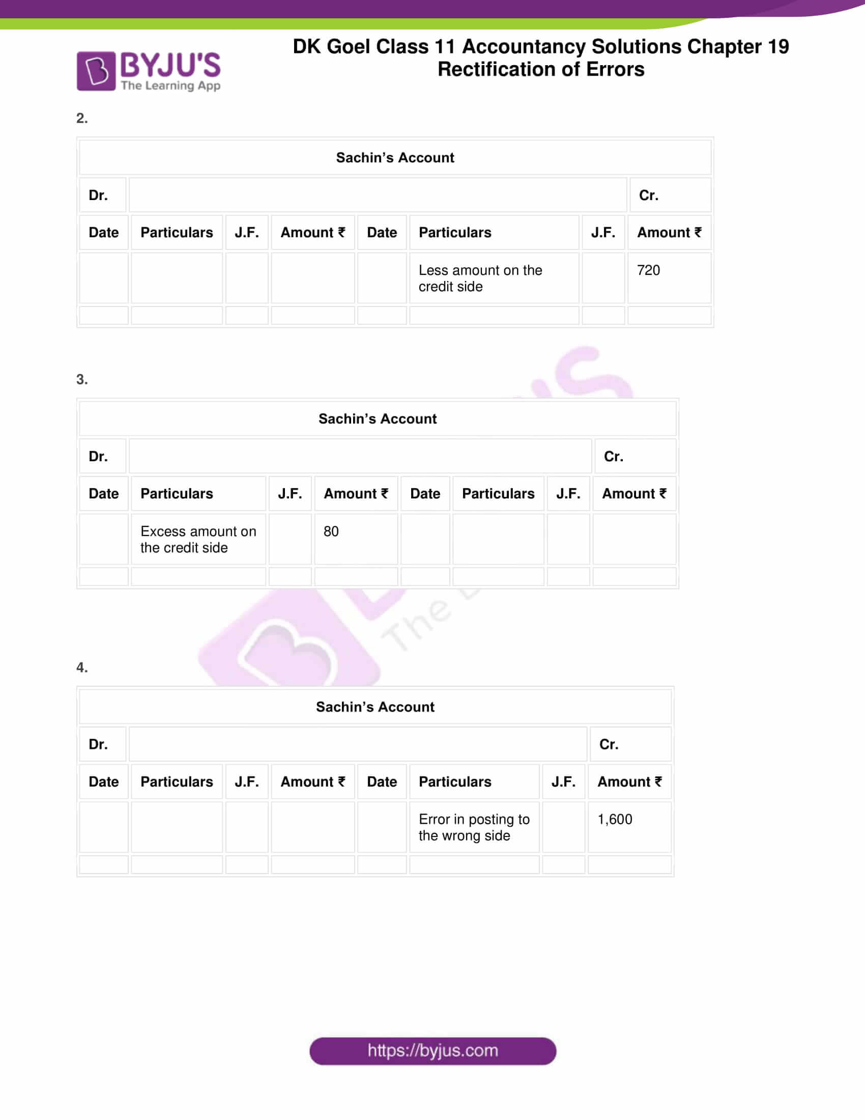 dk goel solutions class 11 accountancy chapter 19 rectification 25