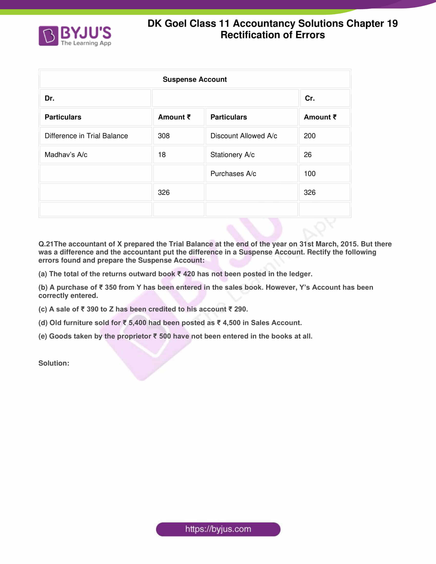 dk goel solutions class 11 accountancy chapter 19 rectification 40