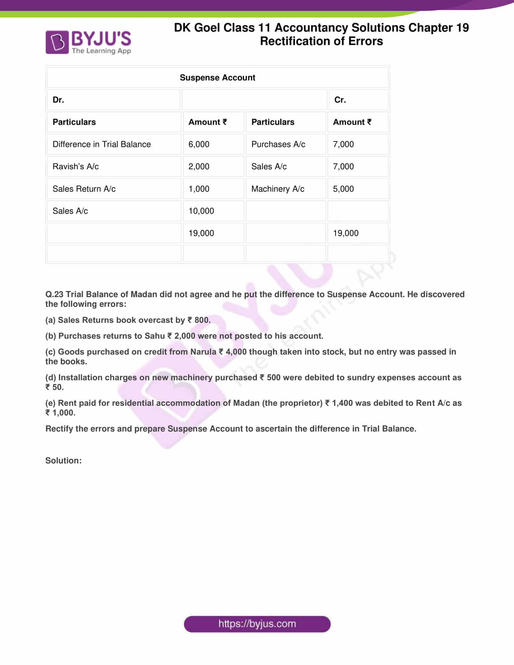 dk goel solutions class 11 accountancy chapter 19 rectification 44