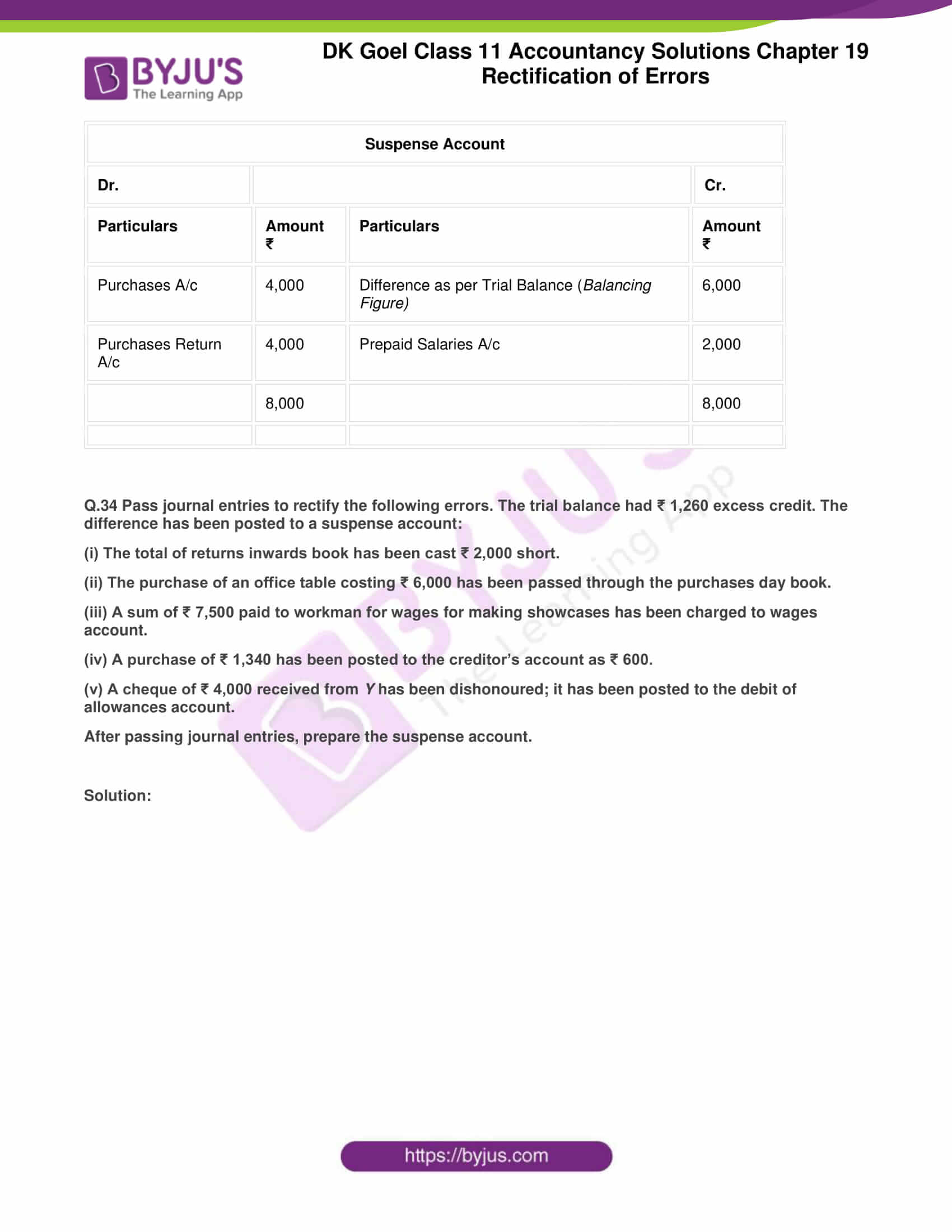 dk goel solutions class 11 accountancy chapter 19 rectification 65