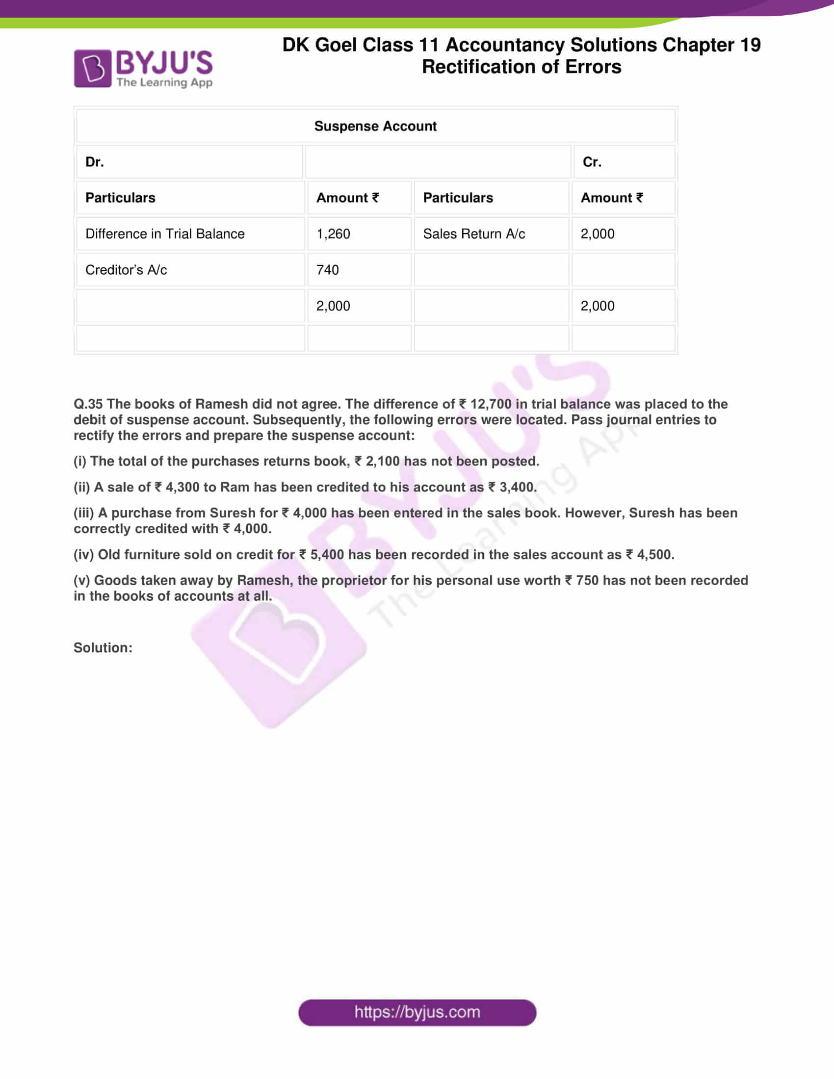 dk goel solutions class 11 accountancy chapter 19 rectification 67