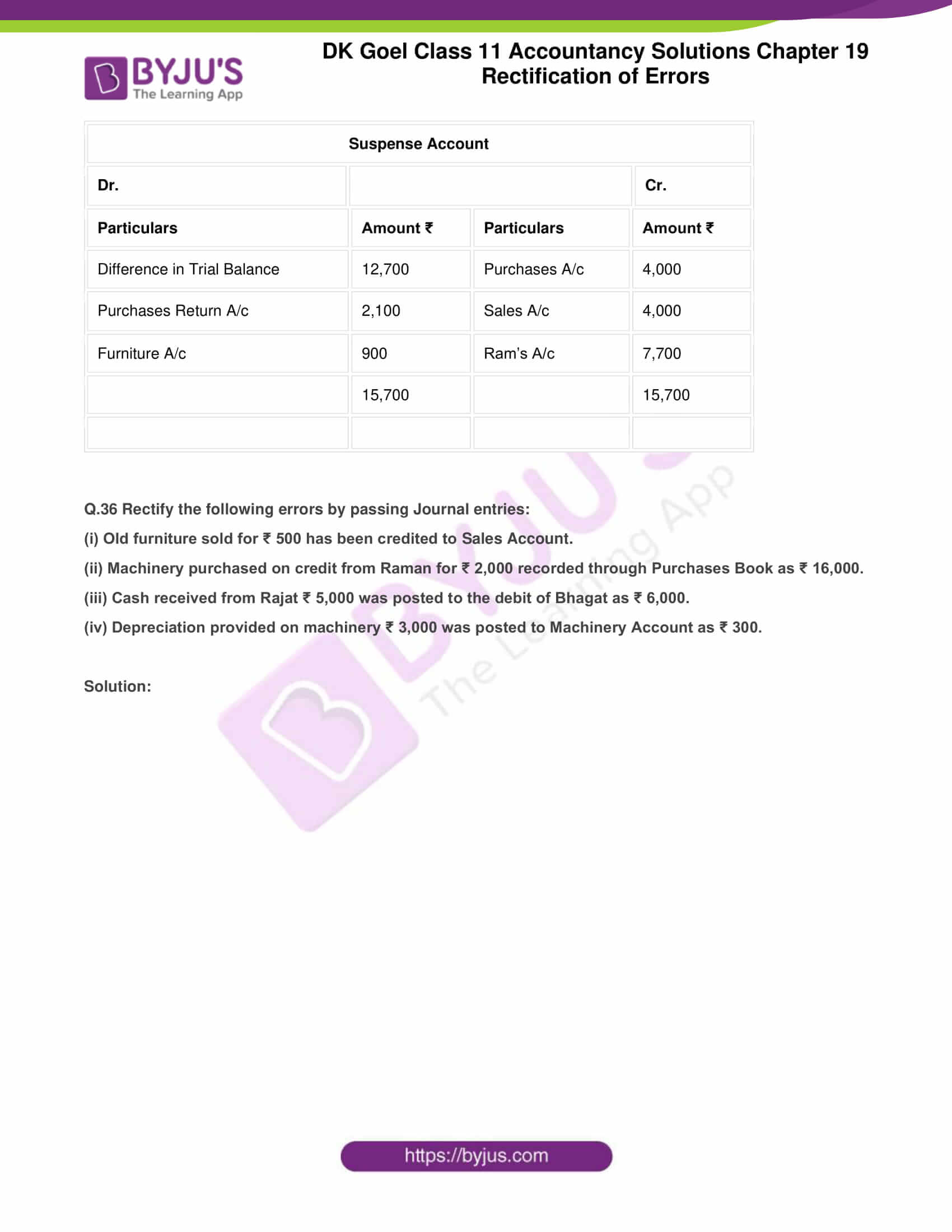 dk goel solutions class 11 accountancy chapter 19 rectification 69