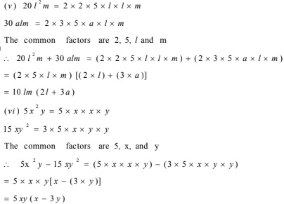 Class 8 Ncert Solution Maths Chapter 14 Factorisation Exercise 14 1 Reliable Education Group