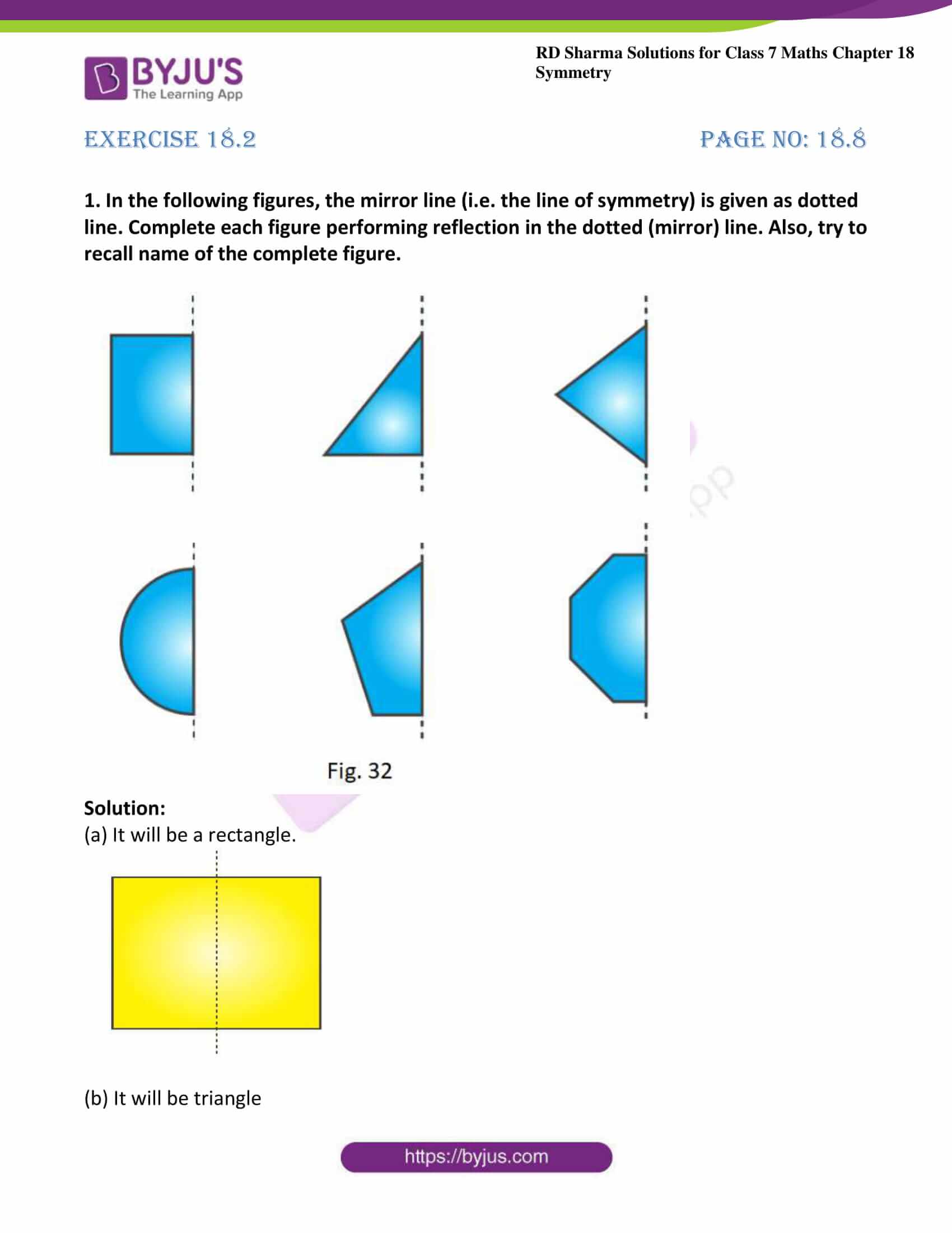 rd sharma maths class7 solution chapter 18 ex 2 1