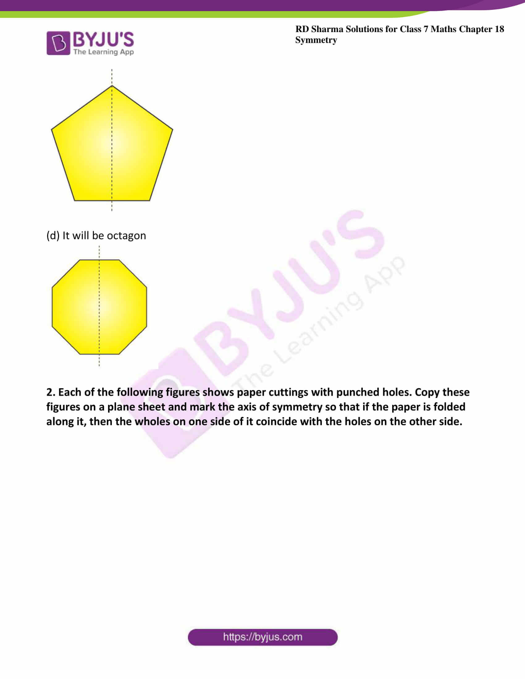 rd sharma maths class7 solution chapter 18 ex 2 3