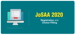 JoSAA 2020 Registration and Choice Filling